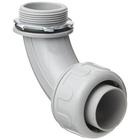 Hydromaxx Conduit Fitting, 1-1/2 in Trade Size, Liquid-Tight, PVC LTAF112020